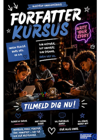 Forfatter kursus - Klik for at tilmelde dig