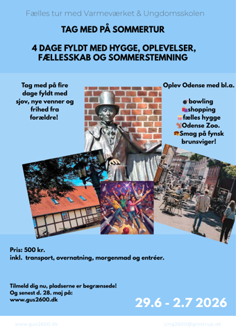 Sommer i Odense - Klik for at tilmelde dig