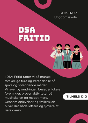 DSA FRITID - Klik for at tilmelde dig