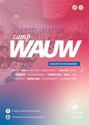 CAMP WAUW på Midtjysk efterskole efterår 2026 - Klik for at tilmelde dig